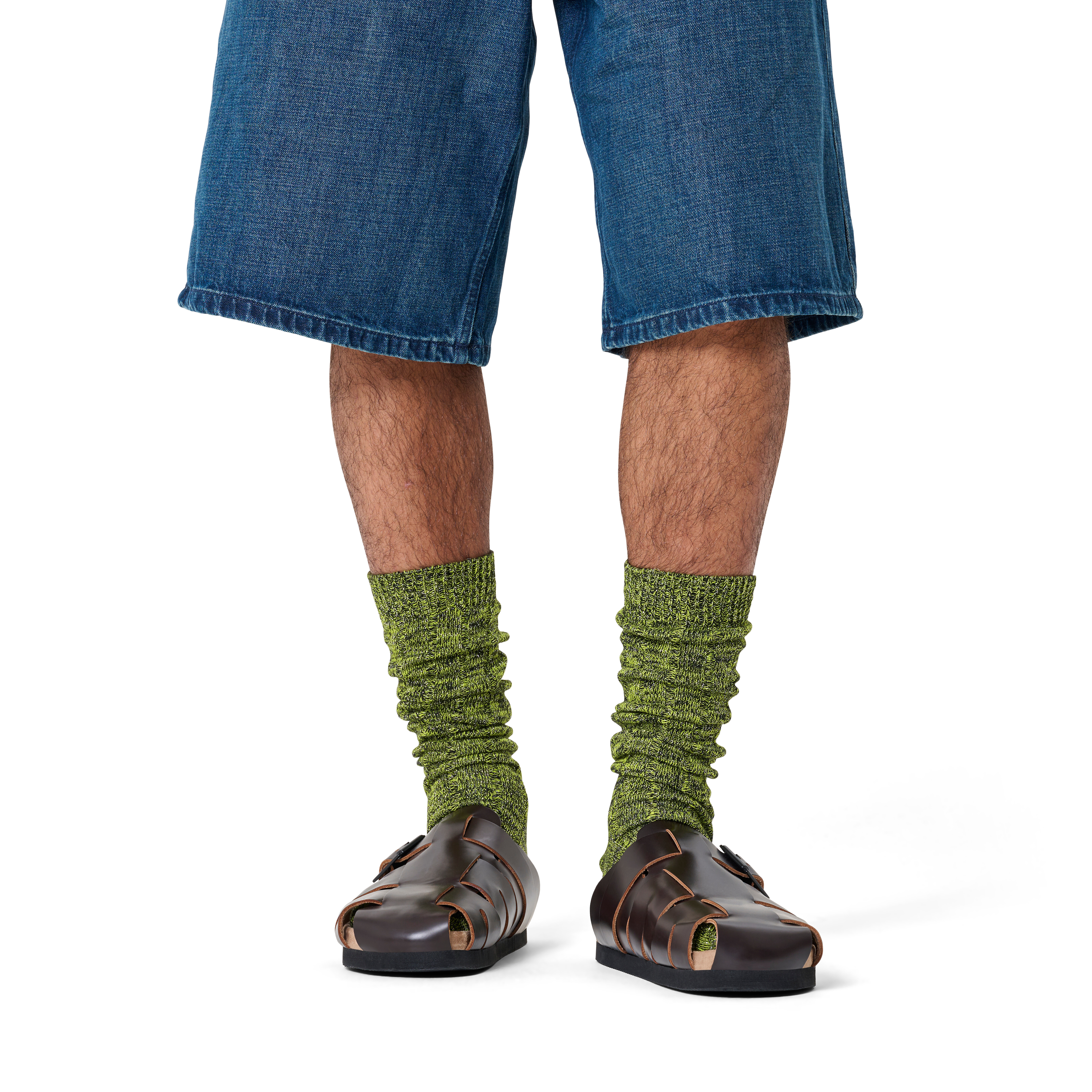 Shimmering Slouch Sock