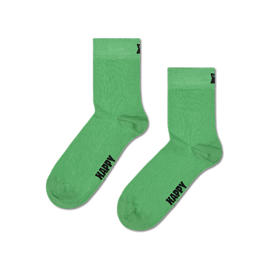 Solid Short Crew Sock