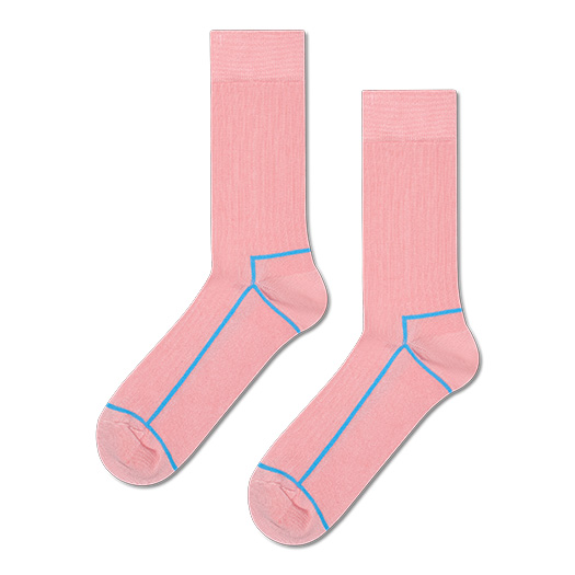 Contrast Stripe Sock