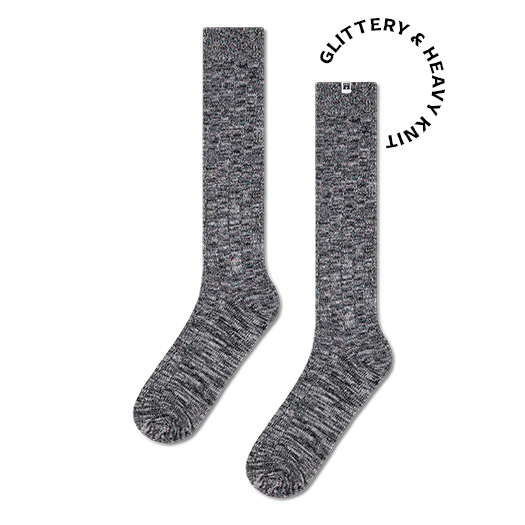 Shimmering Slouch Sock