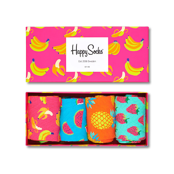 4-Pack Banana Socks Gift Set