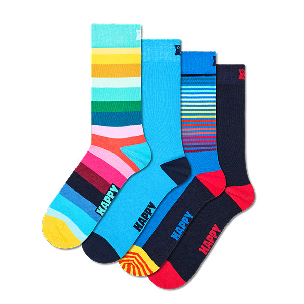 4-Pack Blue Socks