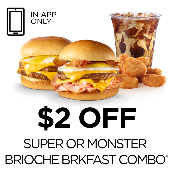 Offer for $2 Off Super or Monster Brioche Combo