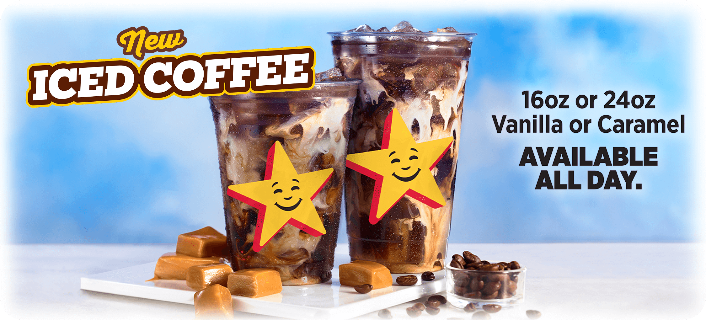 New Iced Coffee Available All Day