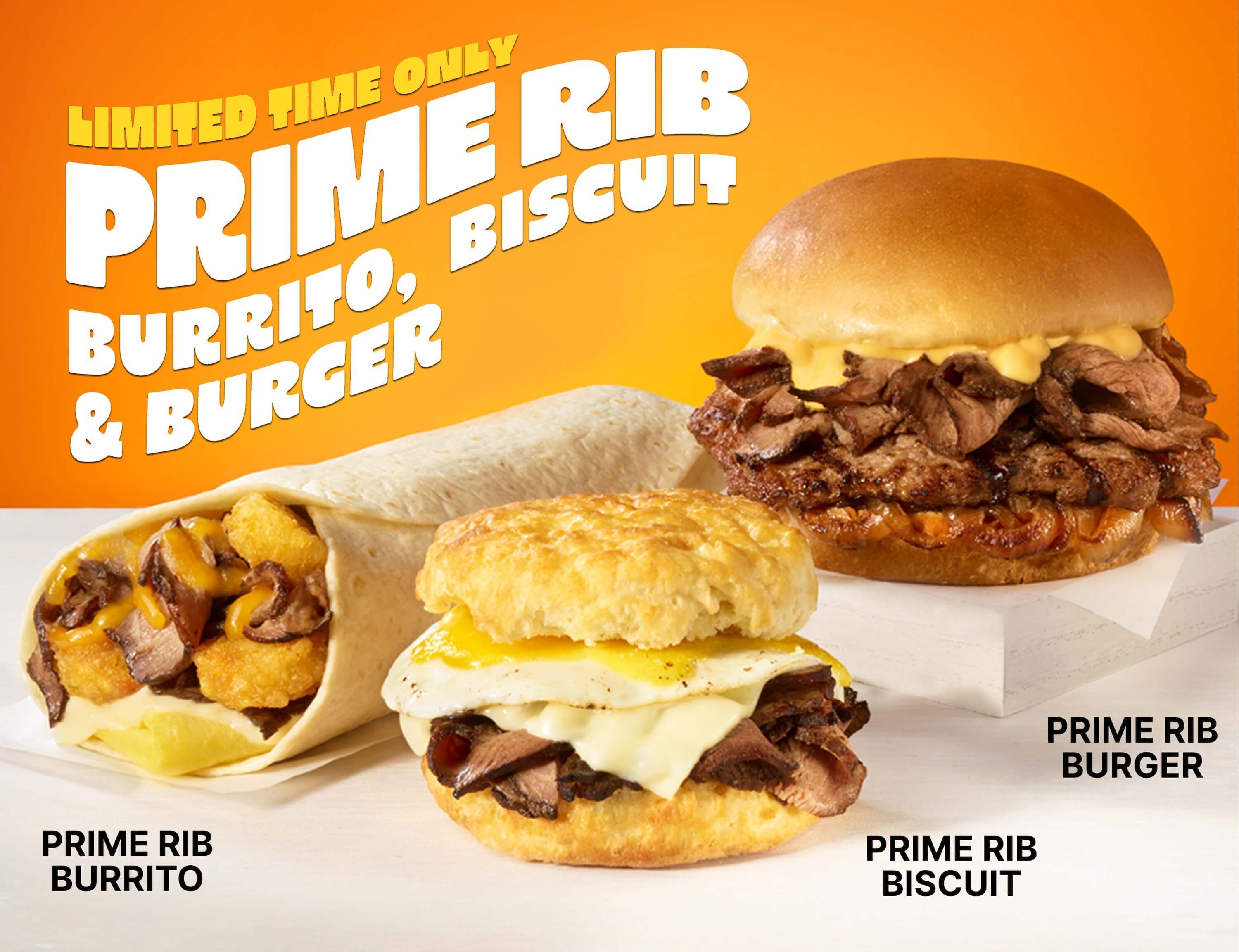 New Prime Rib Lineup at Hardee;s. Taste it today!