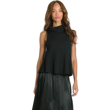 Satin Princess Panel Midi Skirt