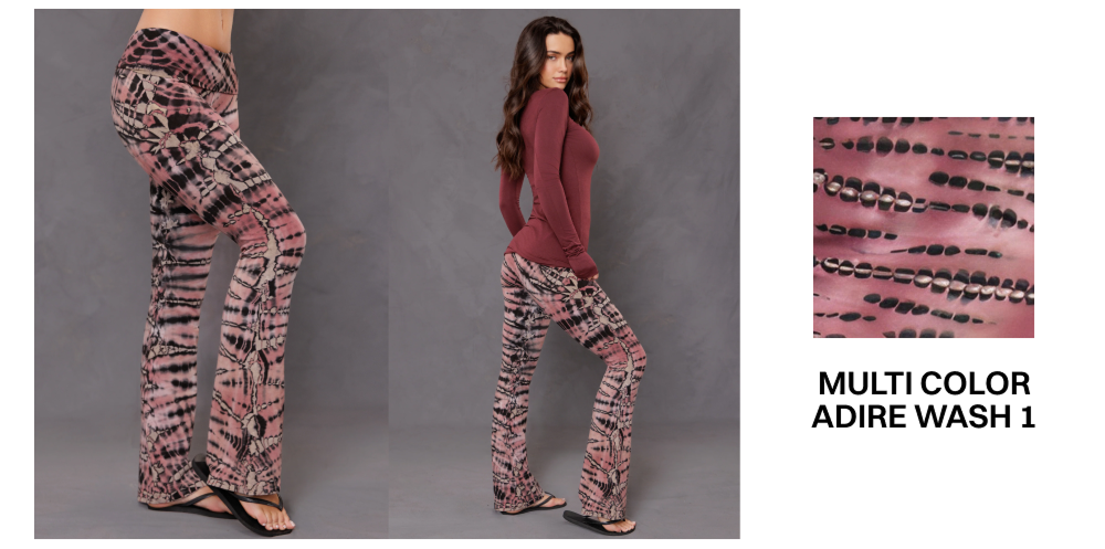 multi color adire wash