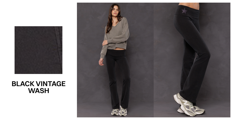 Black Vintage Wash