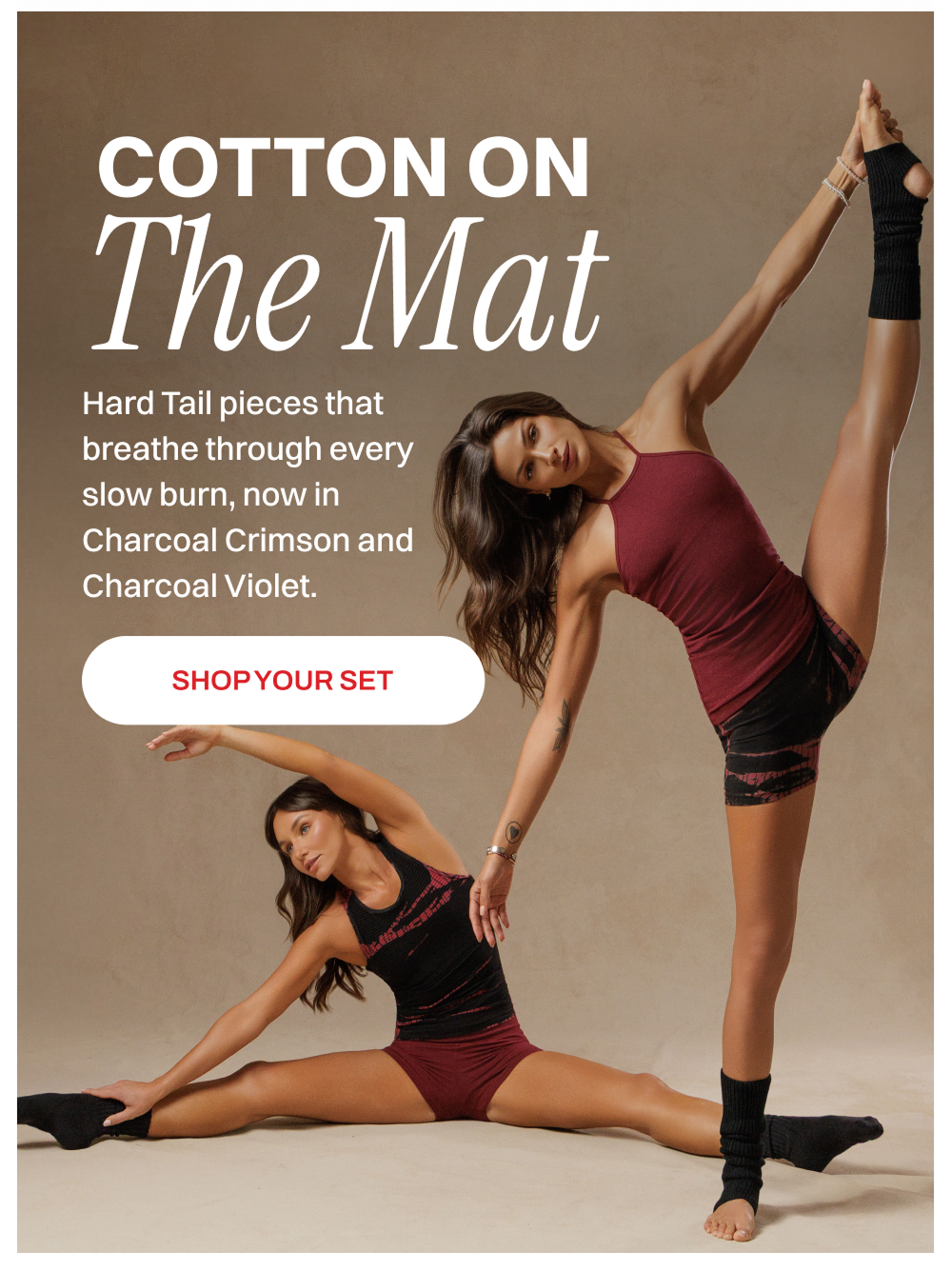 cotton on the mat
