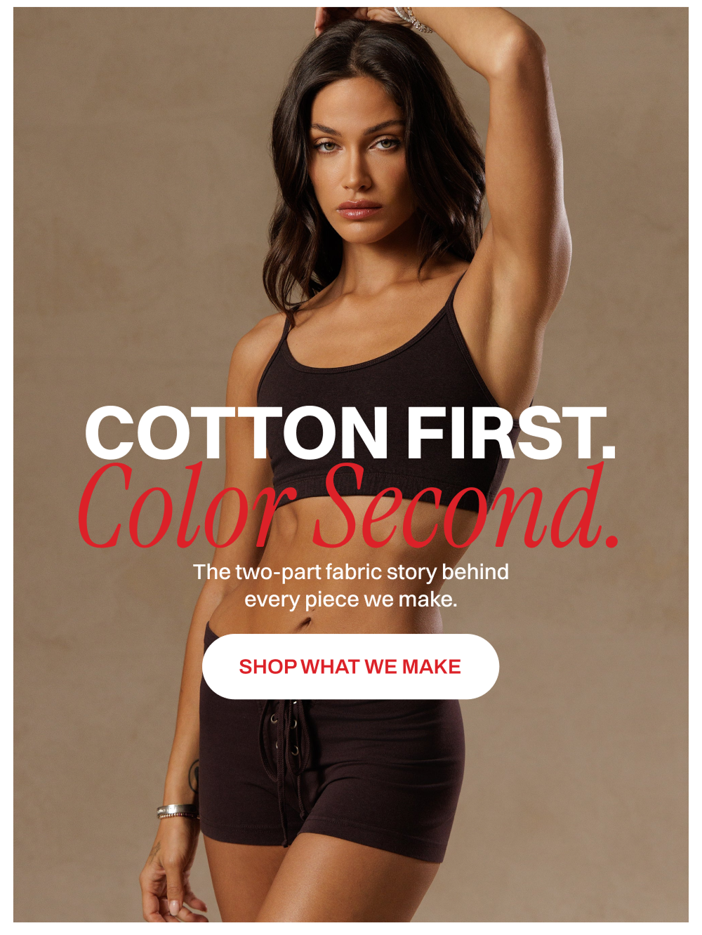 cotton first. color second [shop what we make]