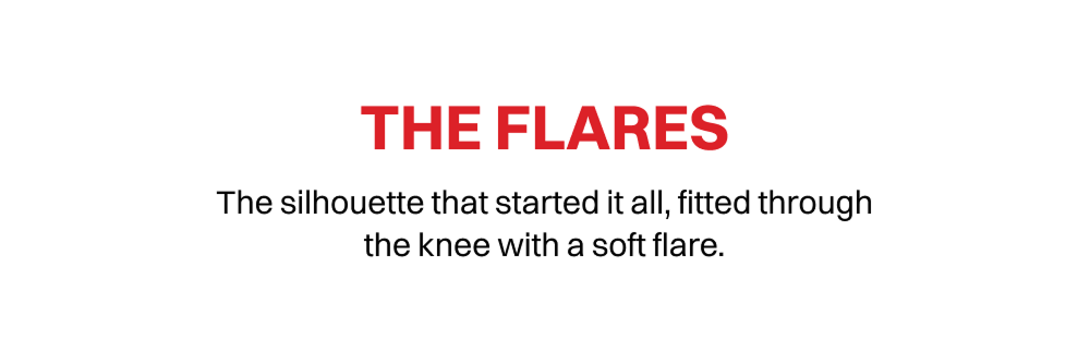 the flares