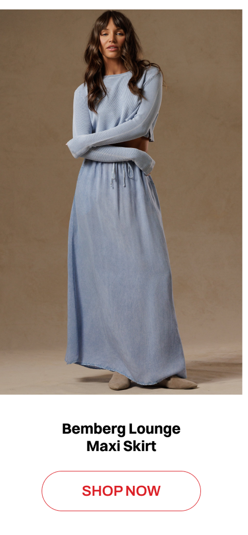 BEMBERG LOUNGE MAXI SKIRT