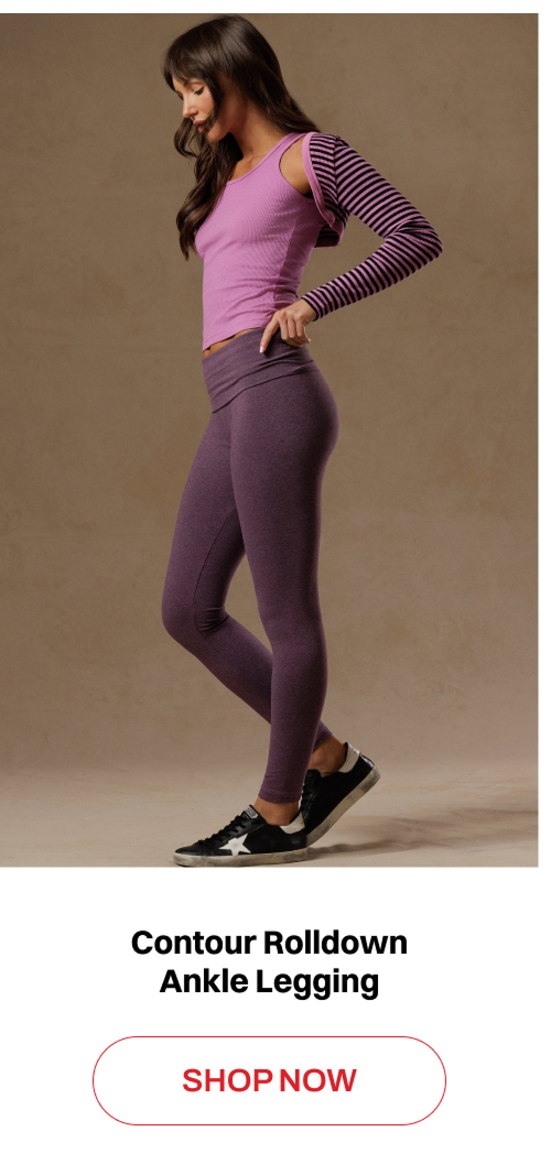 CONTOUR ROLLDOWN ANKLE LEGGING