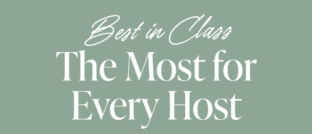 Best in Class - The Most for Every Host