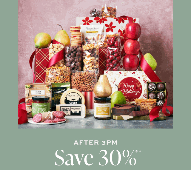 AFTER 3PM - Save 30%