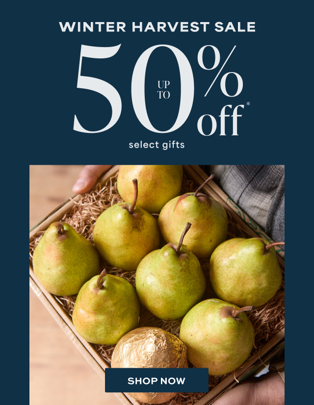 Winter Harvest Sale - Up to 50% Off