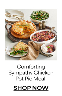Comforting Sympathy Chicken Pot Pie Meal