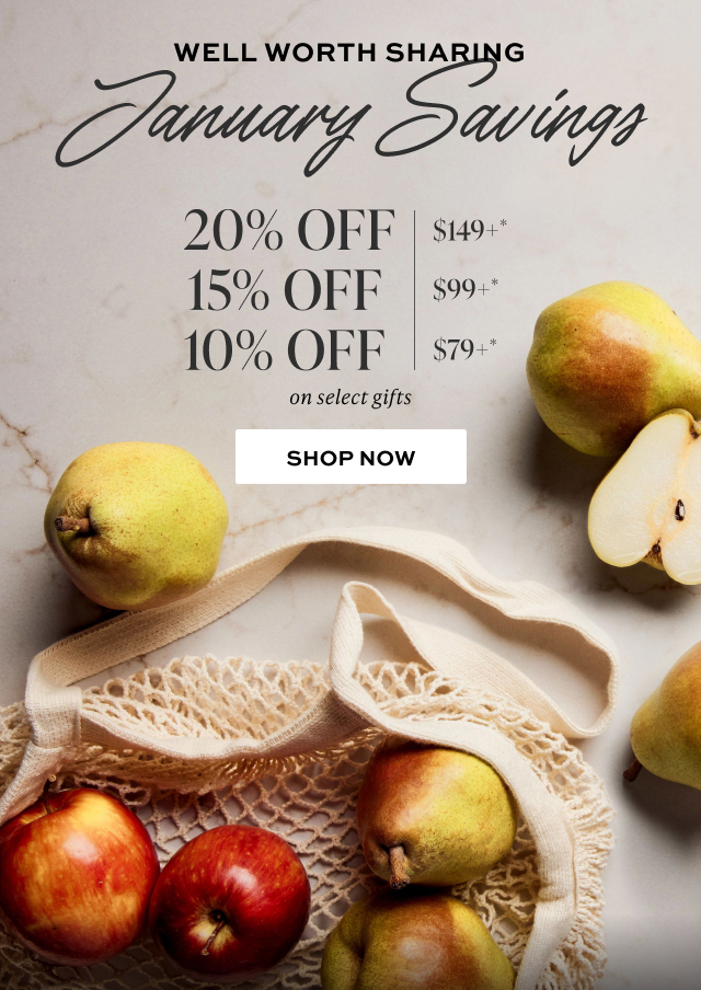 Well Worth Sharing - January Savings - Save 20%