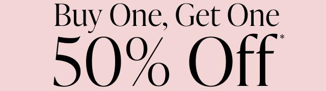 Buy One, Get One 50% Off