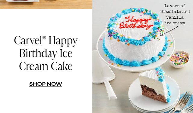 Carvel® Happy Birthday Ice Cream Cake