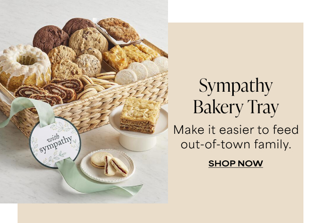 Sympathy Bakery Tray - Make it easier to feed out-of-town family.