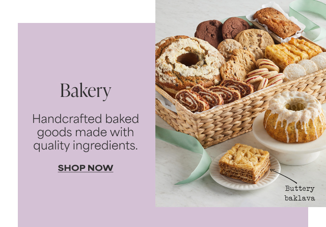 Bakery - Handcrafted baked goods made with quality ingredients.