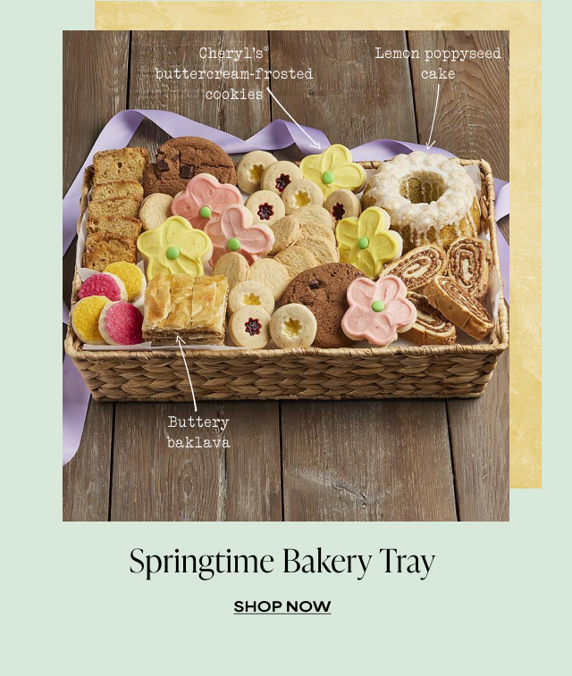 Springtime Bakery Tray 