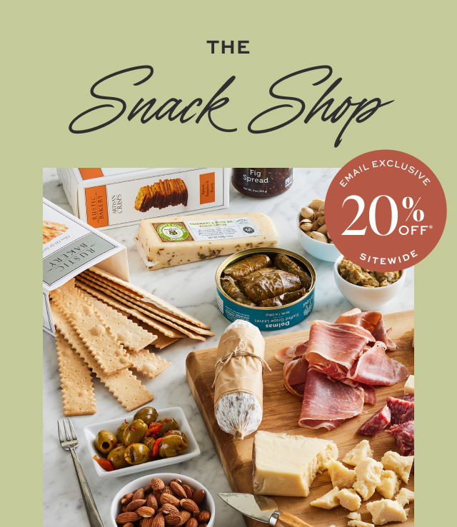 The Snack Shop - Email Exclusive 20% Off Sitewide