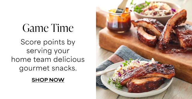 Game Time - Score points by serving your home team delicious gourmet snacks. 