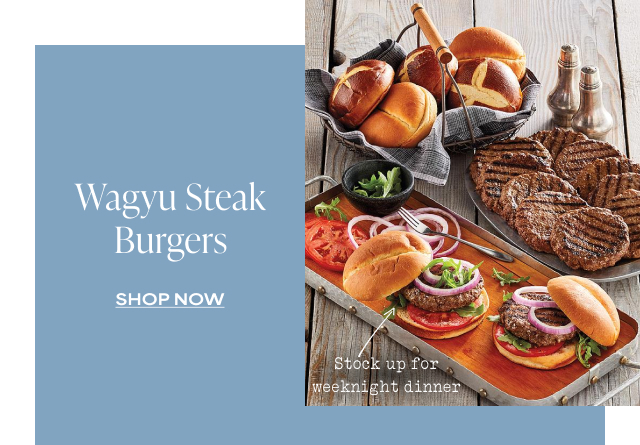 Wagyu Steak Burgers