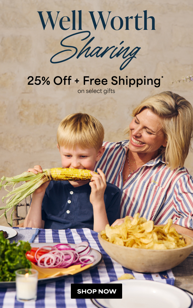 Well-Worth Sharing - 25% Off + Free Shipping on select gifts