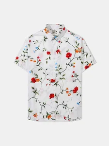 Image of Hardaddy® Cotton Floral Hawaiian Shirt