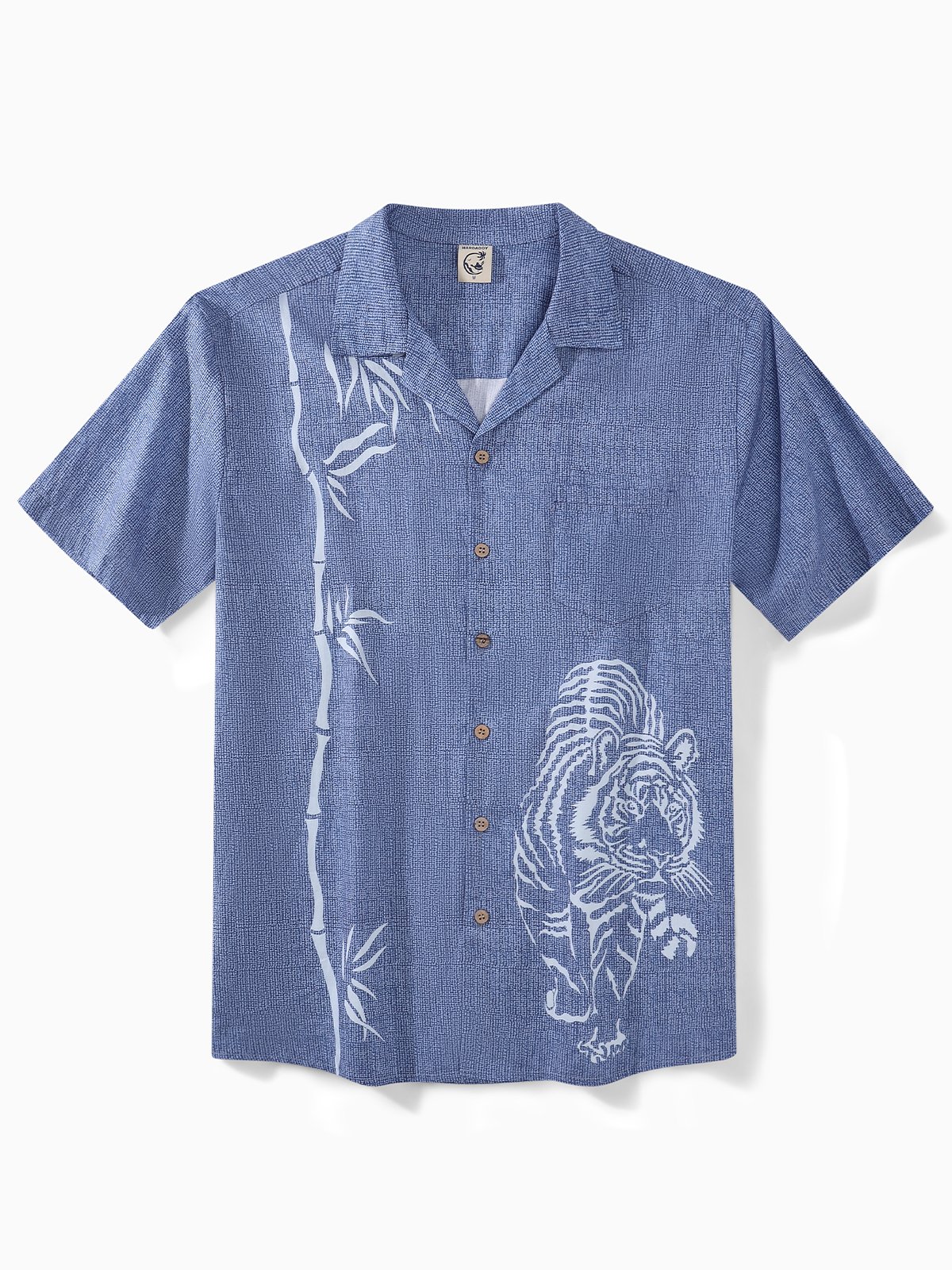 Image of Hardaddy® Cotton Japanese Bamboo Tiger Aloha Shirt