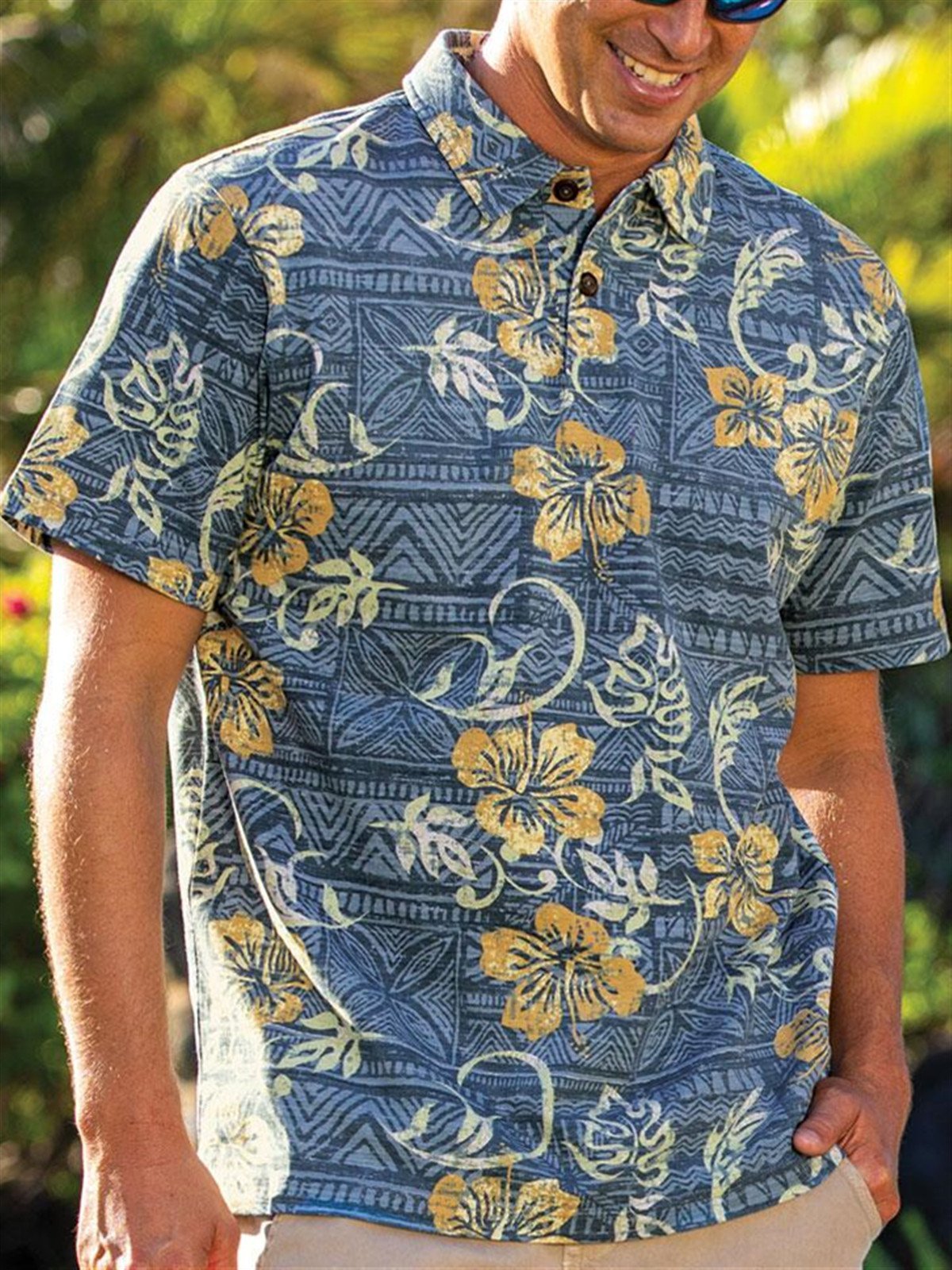 Image of Hawaiian Polo Shirt