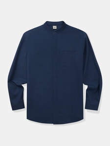 Image of Plain Long Sleeve Casual Shirt
