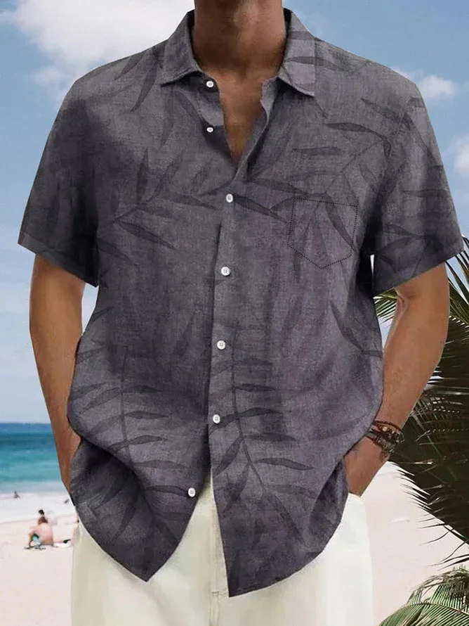 Image of Leaf Short Sleeve Resort Shirt