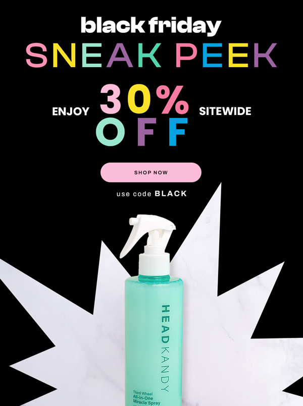 30% OFF SITEWIDE
