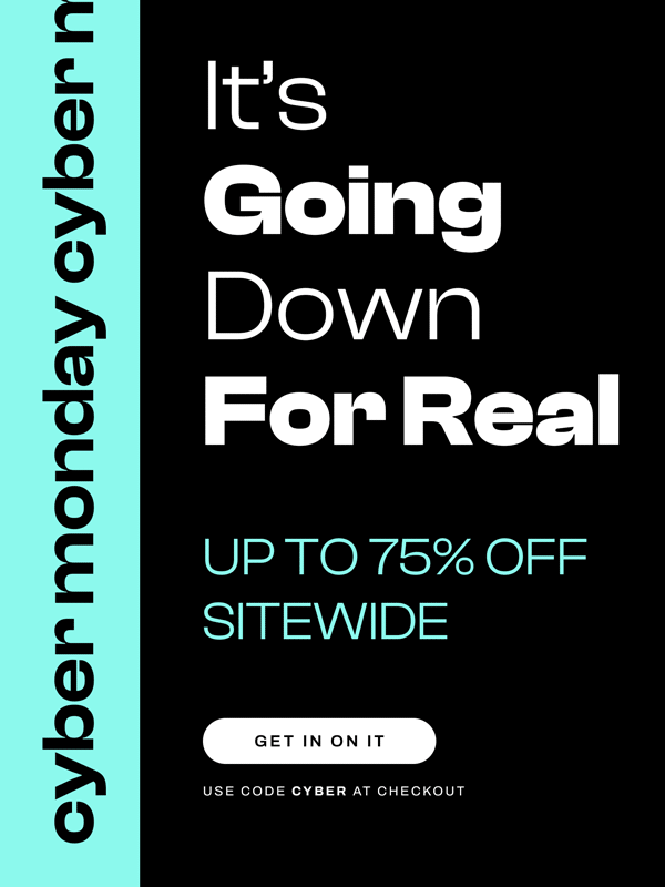UP TO 75% OFF SITEWIDE