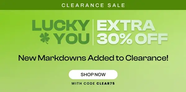 UP TO 75% OFF SITEWIDE