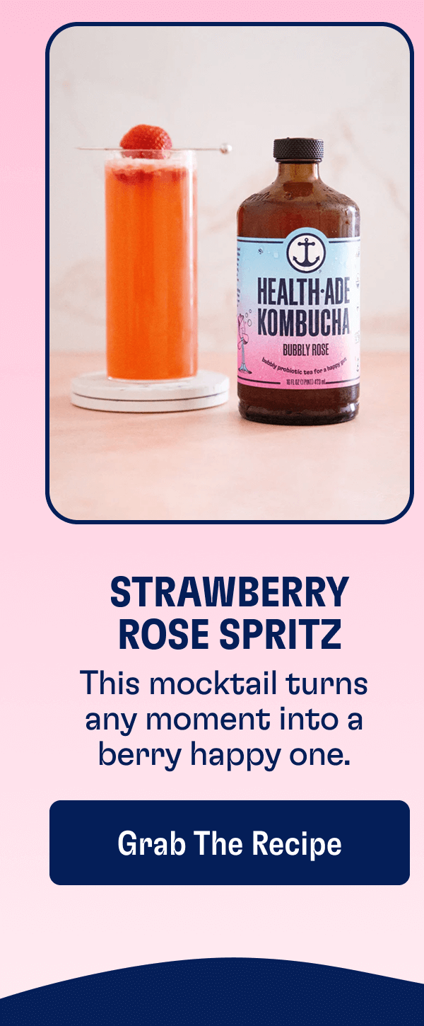 Strawberry Rose Spritz - This mocktail turns any moment into a berry happy one. | Grab the Recipe