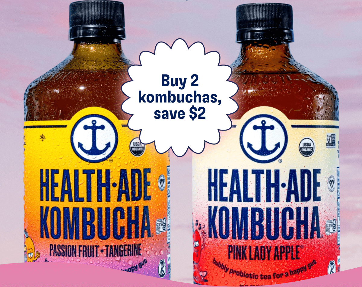 Buy 2 kombuchas, save $2