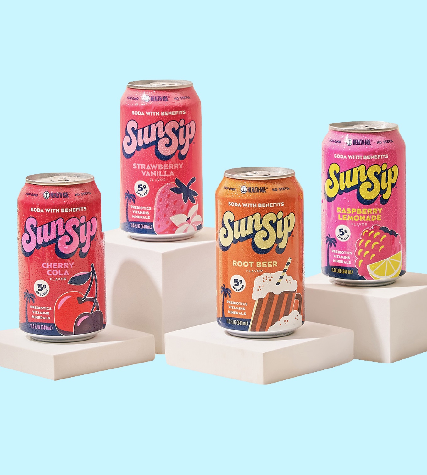 SunSip Soda Cans