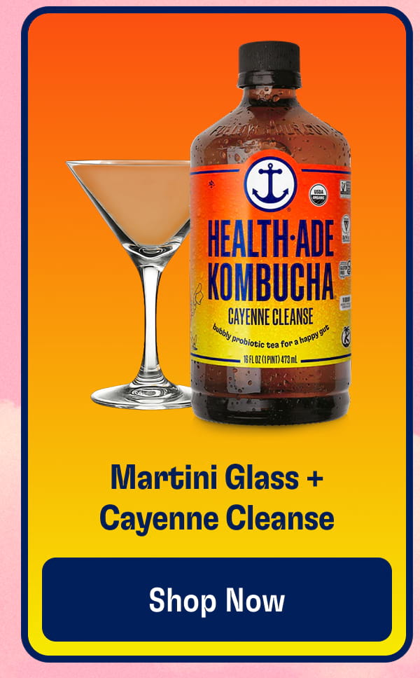 Martini Glass + Cayenne Cleanse | Shop Now