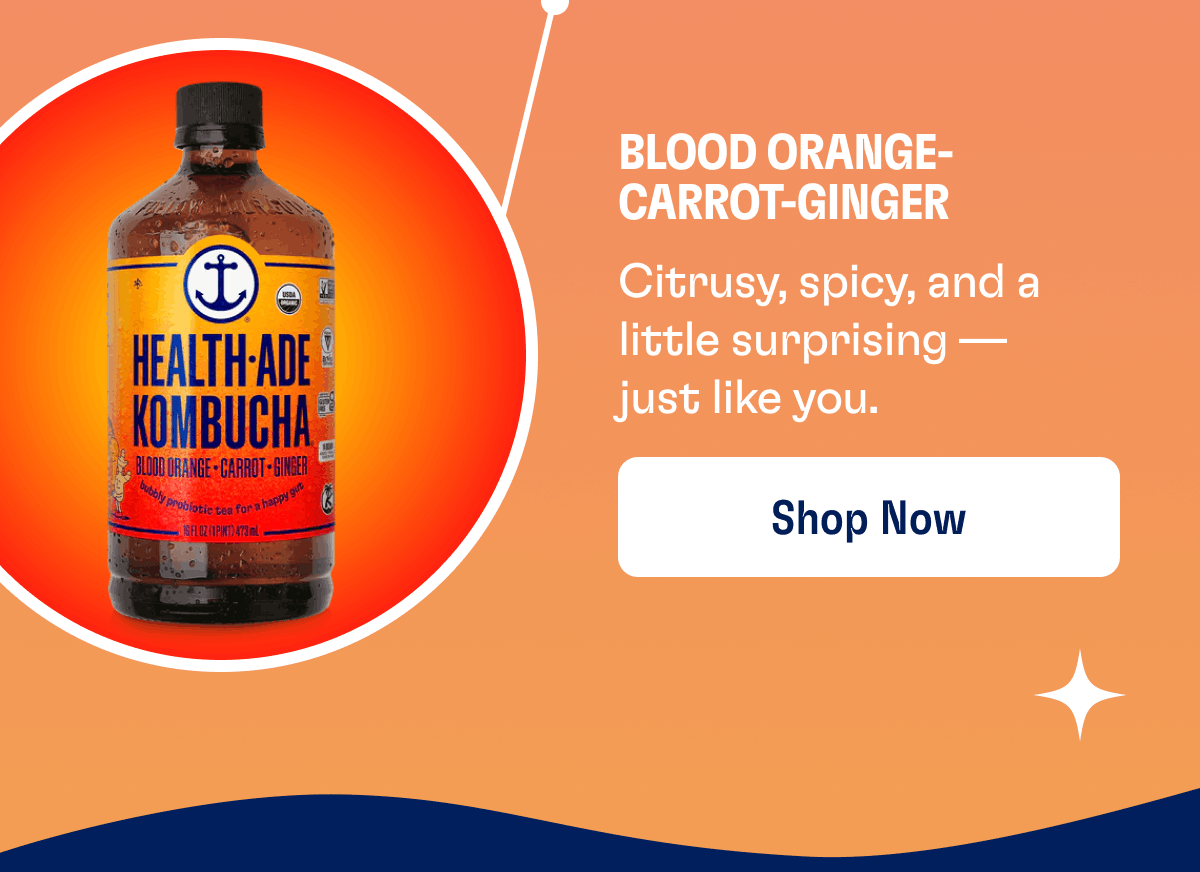 Blood Orange-Carrot-Ginger | Citrusy, spicy, and a little surprising — just like you. | Shop Now