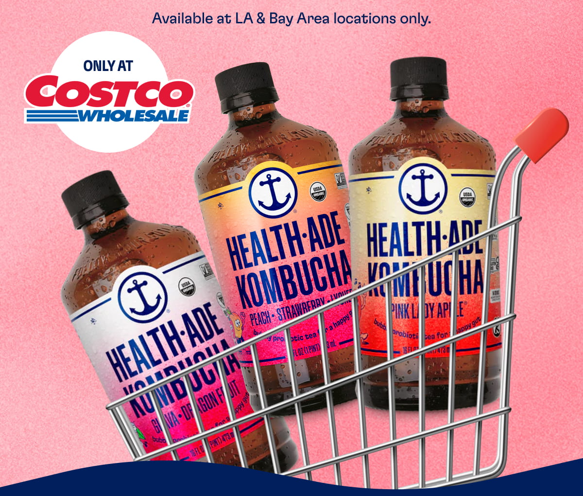 Available at LA & Bay Area locations only.