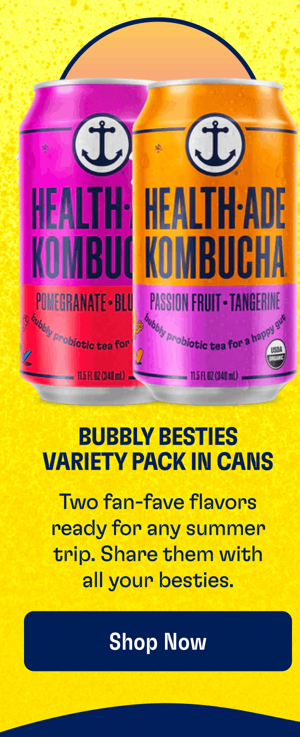 Bubbly Besties Variety Pack in Cans | Two fan-fave flavors ready for any summer trip. Share them with all your besties. Shop Now