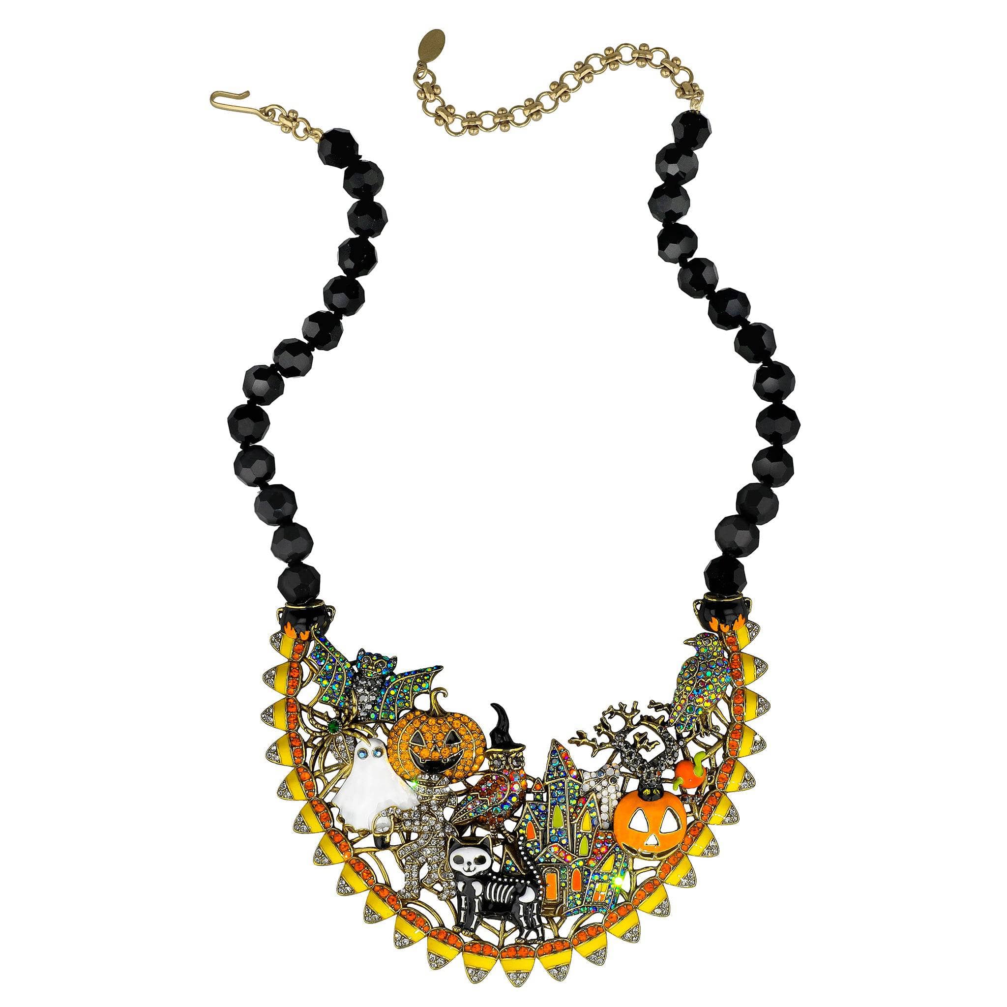 Image of HEIDI DAUS®"Trick Or Treat" Halloween Sparklescape Necklace