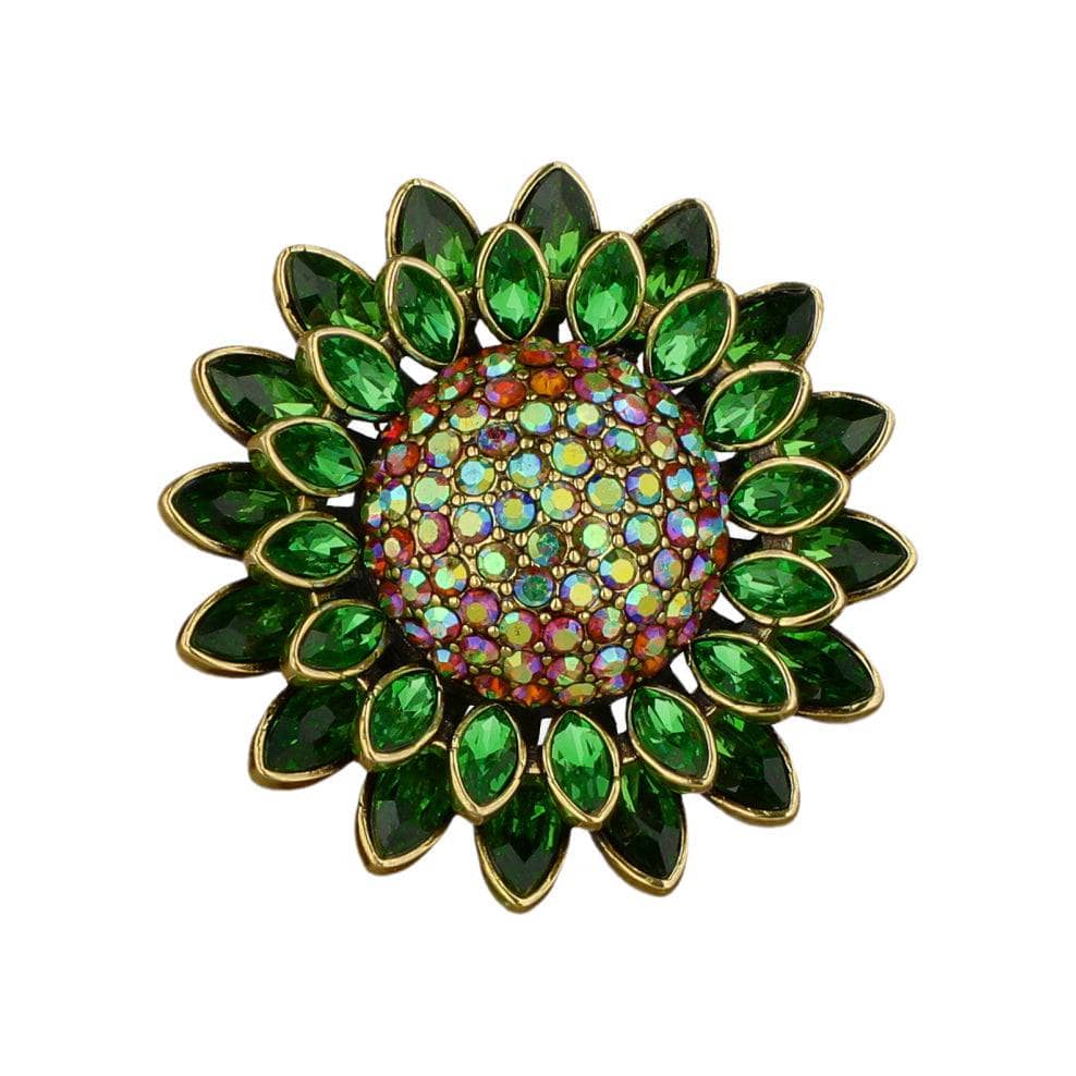 Image of HEIDI DAUS®"Solaris" Crystal Floral Ring