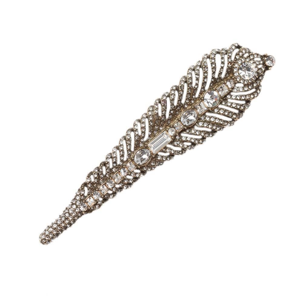 Image of HEIDI DAUS®"Quite The Quill"  Feather Quill Pin/Brooch