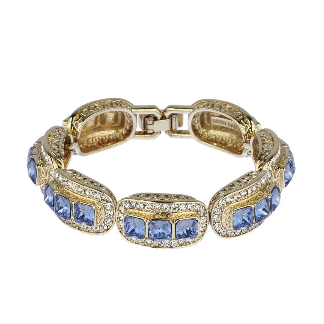 Image of HEIDI DAUS®"Posh Classic" Crystal Deco Layout Bracelet